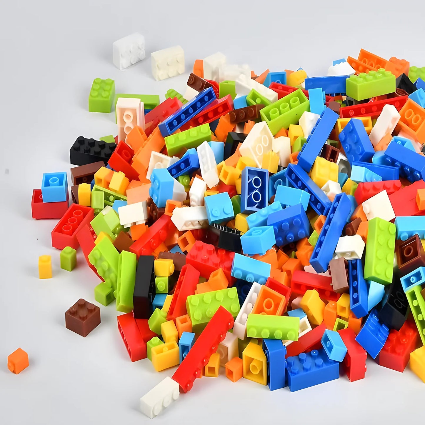 1000PCS DIY Creative Building Blocks Bulk Set – City Classic Bricks, LEGO® Compatible, Educational Toys for Kids, Birthday Gift