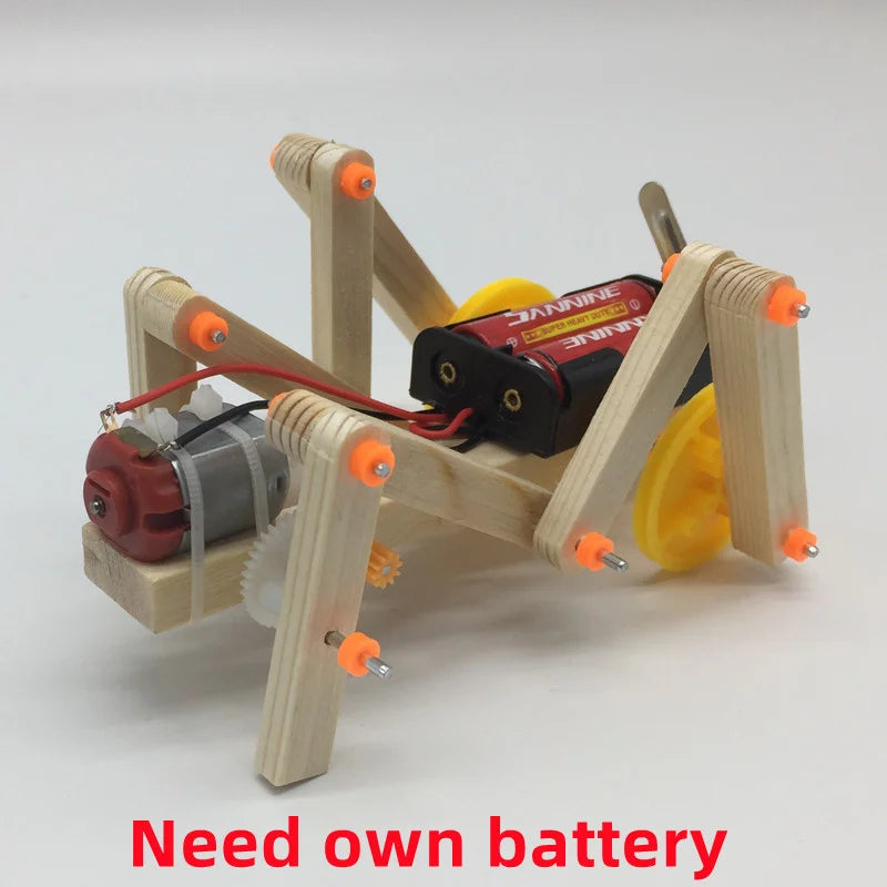 Children's STEM Educational Set – Physics Assembling DIY Kit | Crawling Robot Spider | Science Experiment Toy for Kids | Electronic Educational Kit