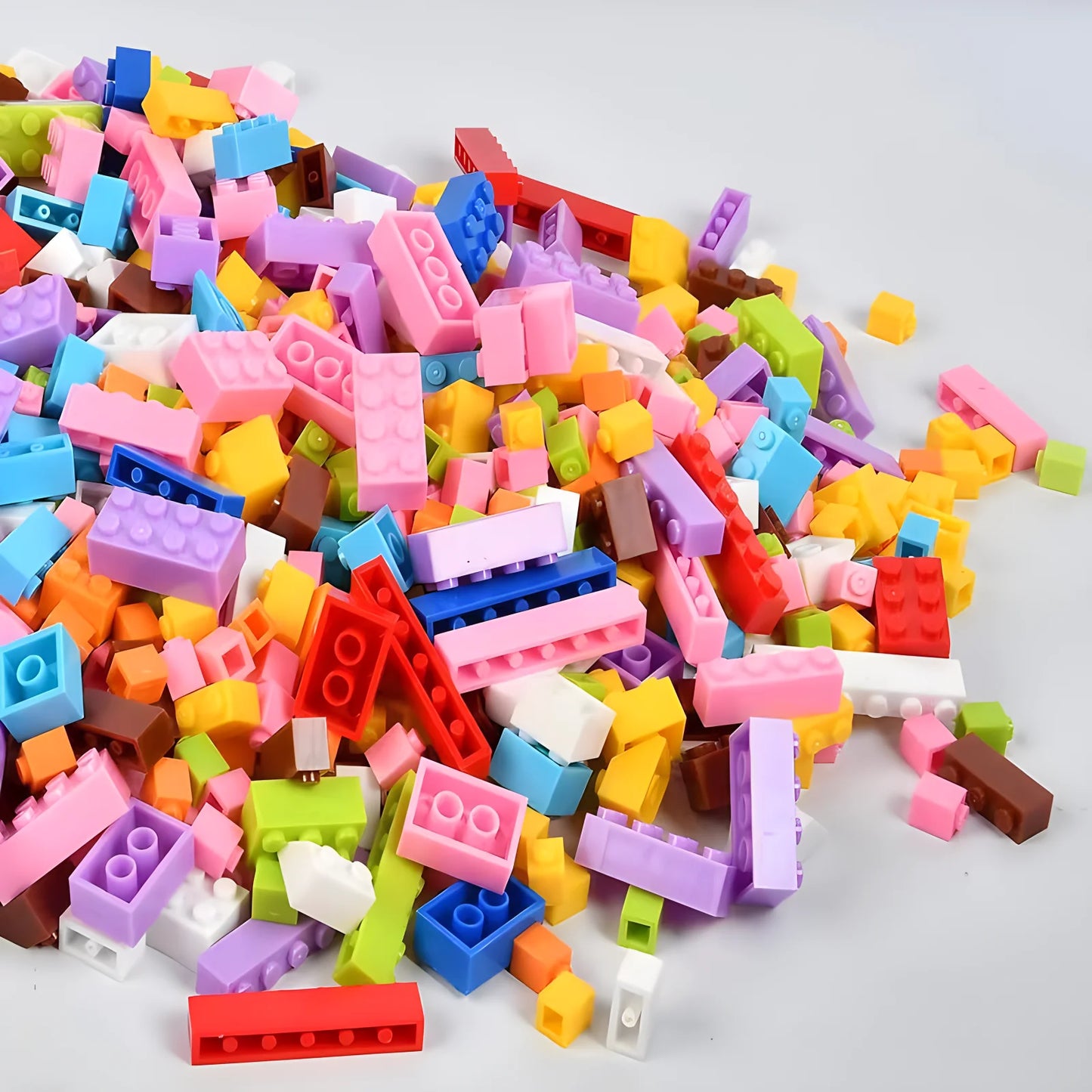 1000PCS DIY Creative Building Blocks Bulk Set – City Classic Bricks, LEGO® Compatible, Educational Toys for Kids, Birthday Gift
