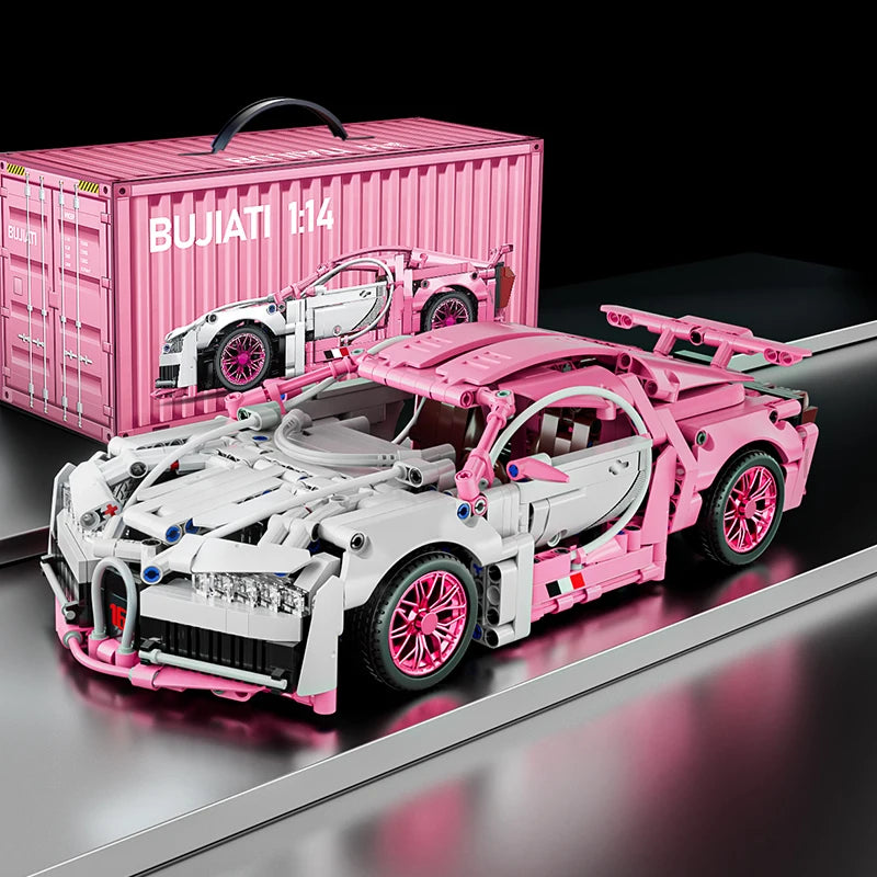 SuperCar Building Blocks | ToylinX Lamborghini & Bugatti Supercar Model | LEGO-Compatible Mechanical DIY Set | RC-Ready Puzzle Bricks Gift