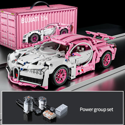 SuperCar Building Blocks | ToylinX Lamborghini & Bugatti Supercar Model | LEGO-Compatible Mechanical DIY Set | RC-Ready Puzzle Bricks Gift