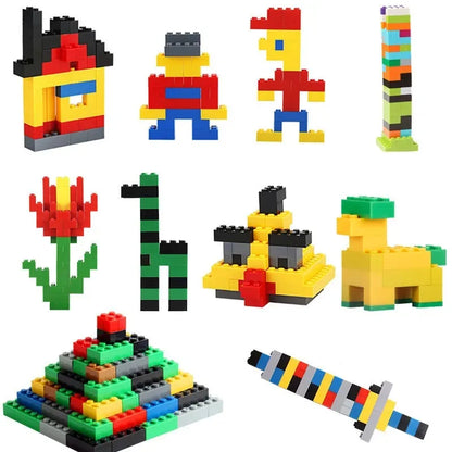 1000PCS DIY Creative Building Blocks Bulk Set – City Classic Bricks, LEGO® Compatible, Educational Toys for Kids, Birthday Gift