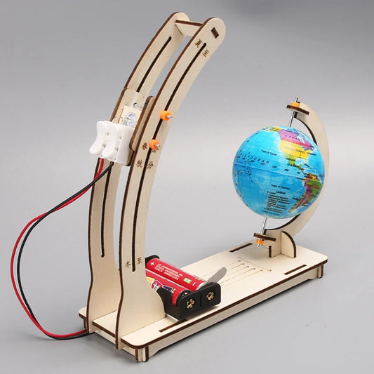Day Night Alternation Globe | Kids Science DIY STEM Learning Kit | Educational Physics Toy for Kids | Fun Teaching Aid for Understanding Earth’s Rotation