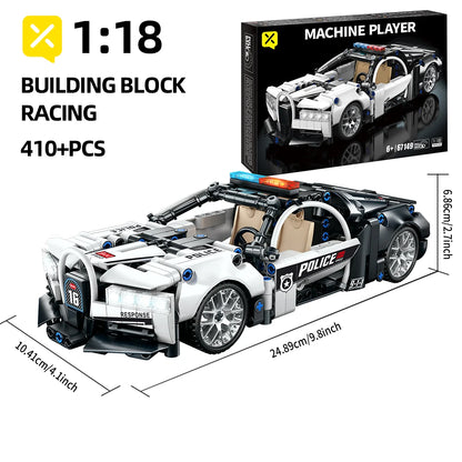 410PCS Police Car Building Blocks | ToylinX DIY Intelligence Development Toy | Creative Gift for Kids, Teens & Adults | Compatible with LEGO