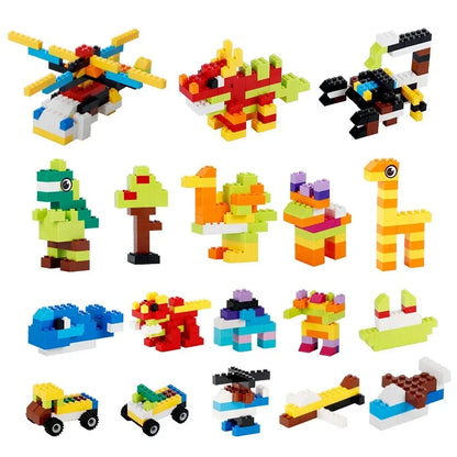 1000PCS DIY Creative Building Blocks Bulk Set – City Classic Bricks, LEGO® Compatible, Educational Toys for Kids, Birthday Gift