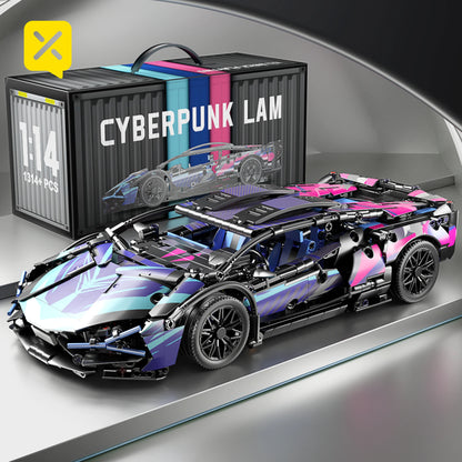SuperCar Building Blocks | ToylinX Lamborghini & Bugatti Supercar Model | LEGO-Compatible Mechanical DIY Set | RC-Ready Puzzle Bricks Gift