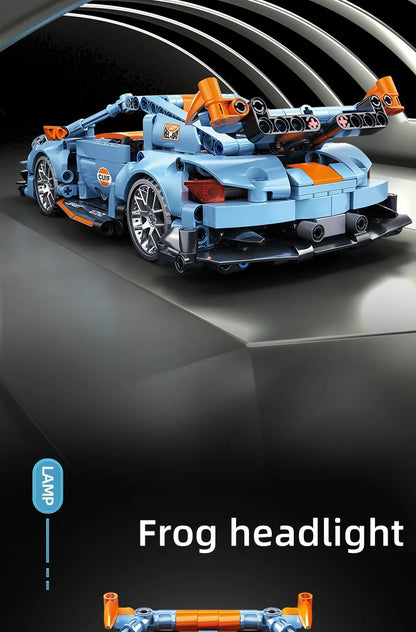 523PCS City Speed Car Porsche Building Blocks | ToylinX Racing Vehicle Brick Set for Kids | Festive Gift | LEGO-Compatible Supercar Toy
