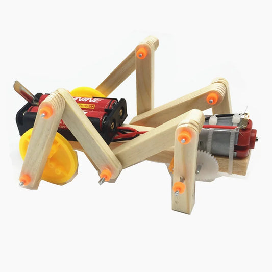 Children's STEM Educational Set – Physics Assembling DIY Kit | Crawling Robot Spider | Science Experiment Toy for Kids | Electronic Educational Kit