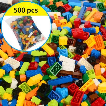 1000PCS DIY Creative Building Blocks Bulk Set – City Classic Bricks, LEGO® Compatible, Educational Toys for Kids, Birthday Gift