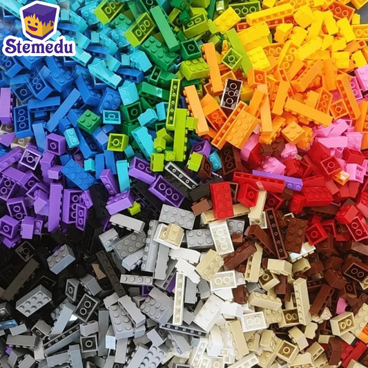 Bulk Building Bricks Compatible with Lego – 125g / 250g Small Blocks Set for Kids – Mixed Colors DIY STEM Toy